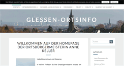 Desktop Screenshot of glessen-ortsinfo.de