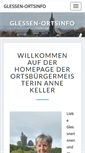 Mobile Screenshot of glessen-ortsinfo.de